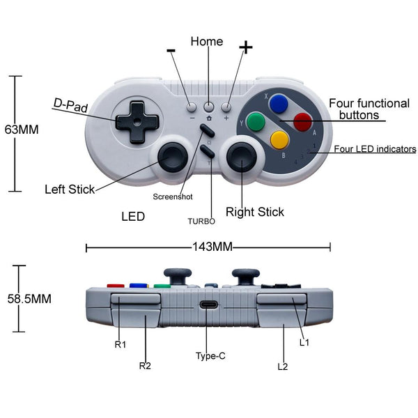 Mini Nintendo Switch Motion Controller Wireless Controllers & Attachments