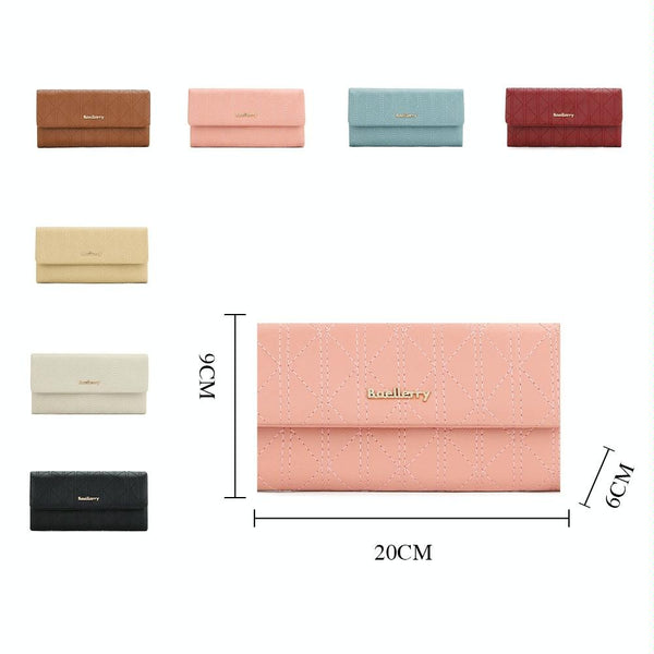 Large Capacity Magnetic Clutch Wallet For Women Black Wallets