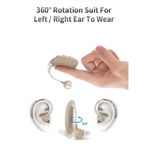 Earhook Hearing Aid With Usb Charging Noise Reduction Skin Colour Other Health Care