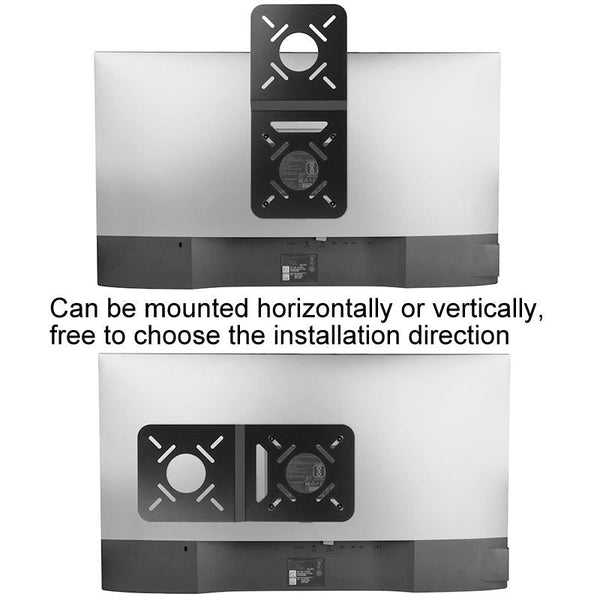 Universal Vesa Mount For Computer Monitor Router And Tablet Black Monitor Mounts & Stands