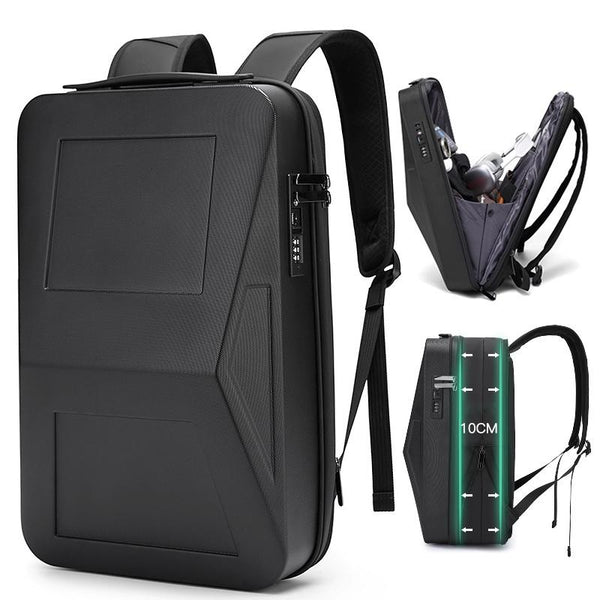 Expandable Business Backpack For Men Black Bags