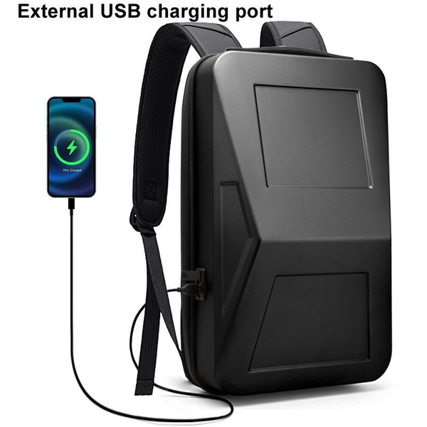 Expandable Business Backpack For Men Black Bags