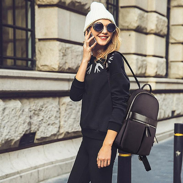 Waterproof 14 Inch Laptop Backpack Lightweight And Casual Black Laptop Cases & Bags