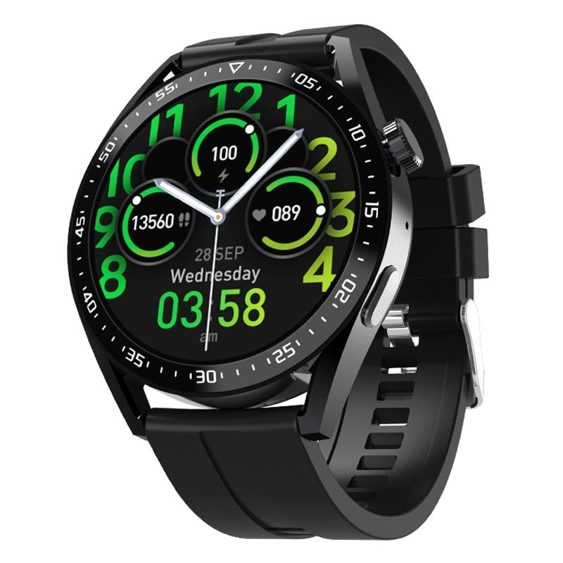 1.39 Inch Ip67 Waterproof Health Monitoring Bluetooth Call Smart Watch With Nfc Payment Black Smart Watches
