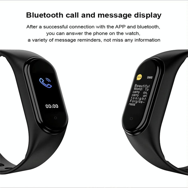 Waterproof Bluetooth Smart Watch With Hr / Bp Monitoring And Colour Screen Black Smart Watches