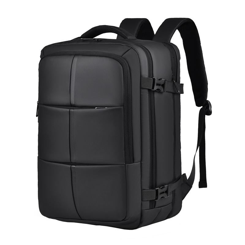 Large Capacity Expandable Business Backpack Black Backpacks