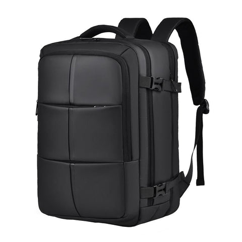 Large Capacity Expandable Business Backpack Black Backpacks