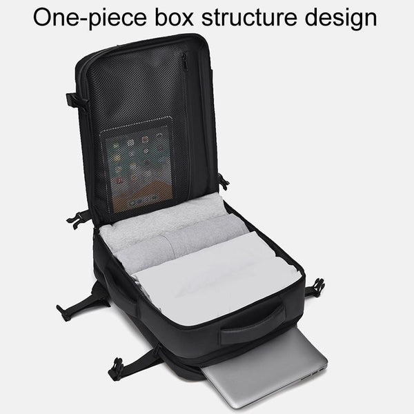 Large Capacity Expandable Business Backpack Black Backpacks