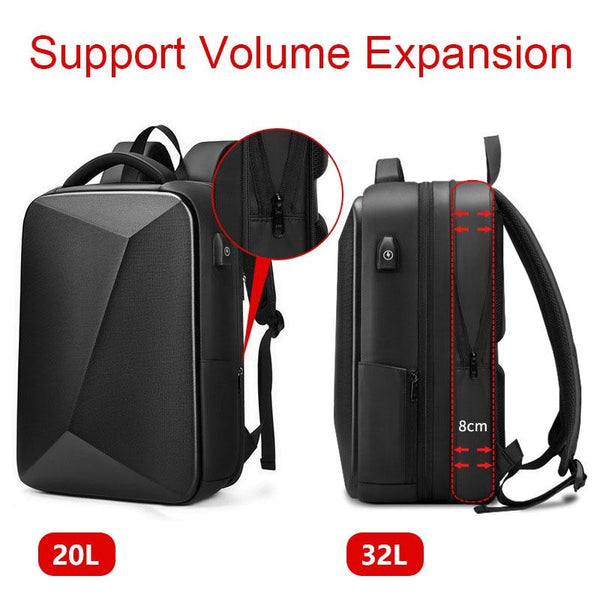 Parallel Expandable Usb Laptop Backpack For Business Travel Black Laptop Cases & Bags