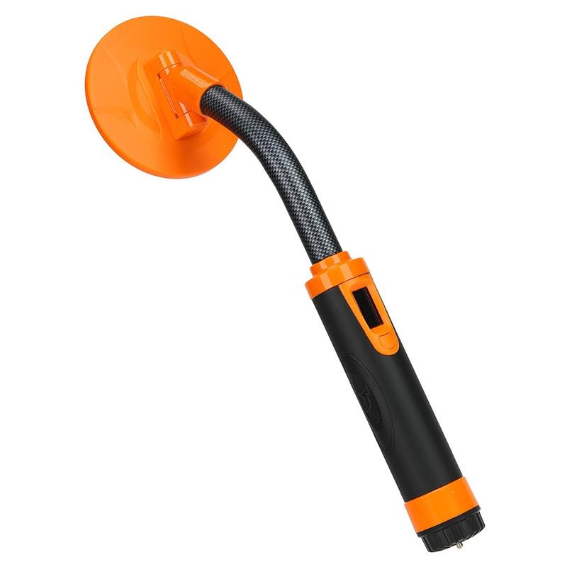 Handheld Metal Detector With Positioning Rod For Treasure Hunting Orange Metal Detectors