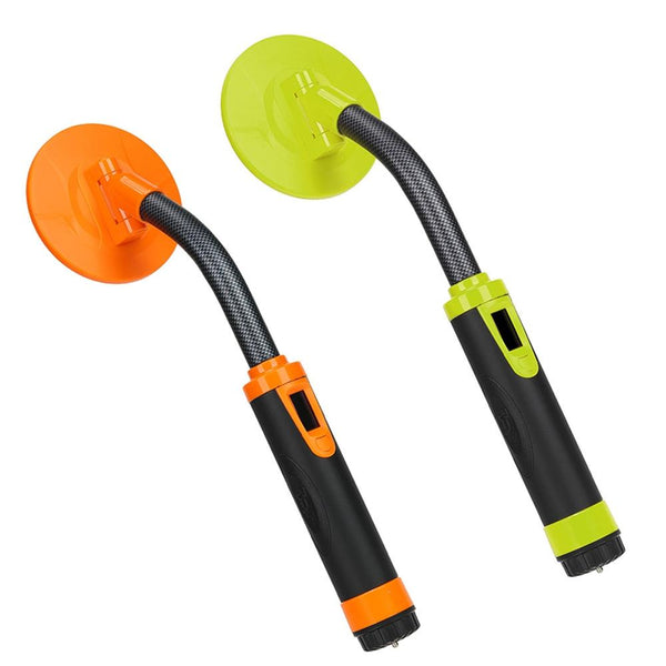 Handheld Metal Detector With Positioning Rod For Treasure Hunting Orange Metal Detectors