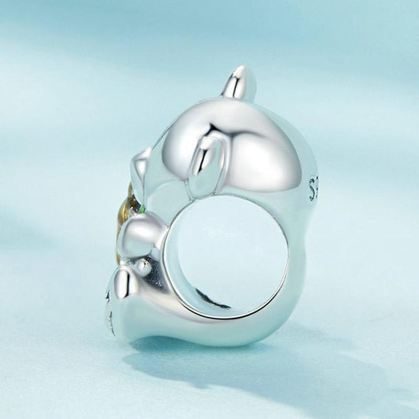 925 Sterling Silver Adorable Sunflower Diy Bead Bracelet Charms & Pendants