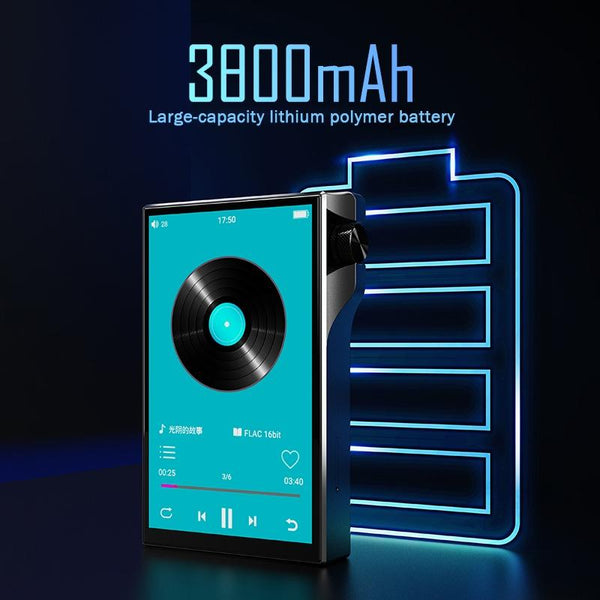 High Res 4.0 Inchtouch Mp3 Player 16Gb Memory Black Ipods & Mp3 Players