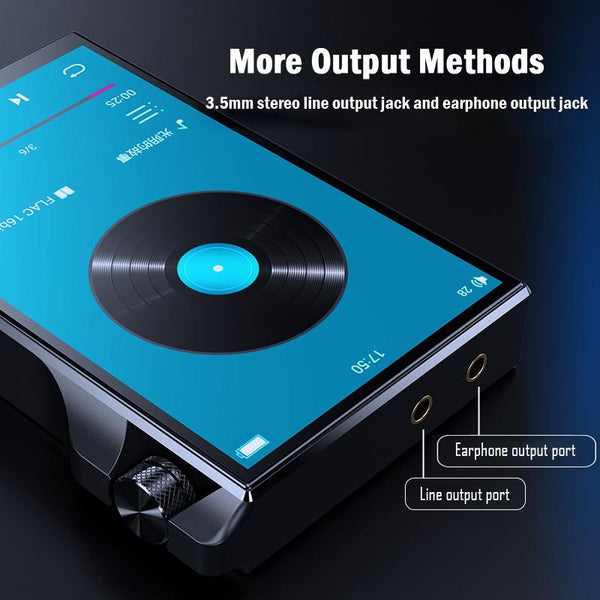 High Res 4.0 Inchtouch Mp3 Player 16Gb Memory Black Ipods & Mp3 Players