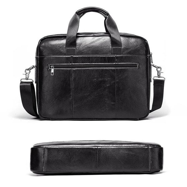 Retro Leather Messenger Bag For Men Black Bags