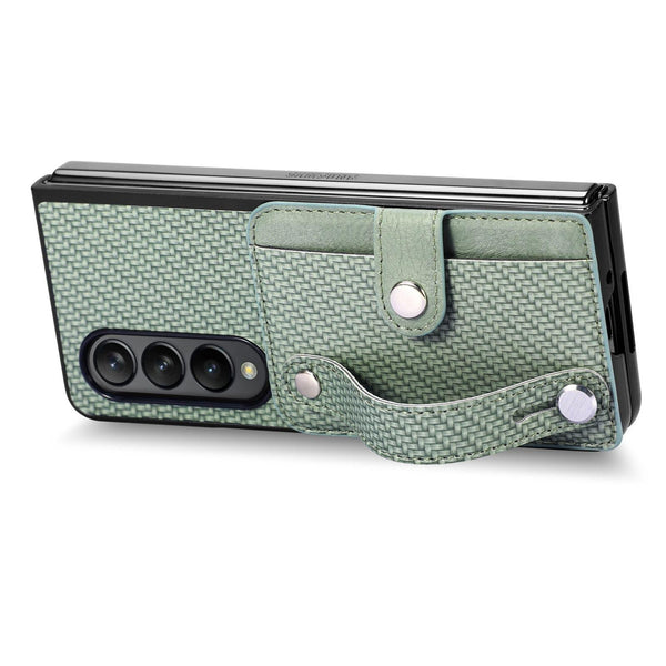 For Samsung Galaxy Z Fold4 5G Wristband Phone Case Black Cases Covers & Skins