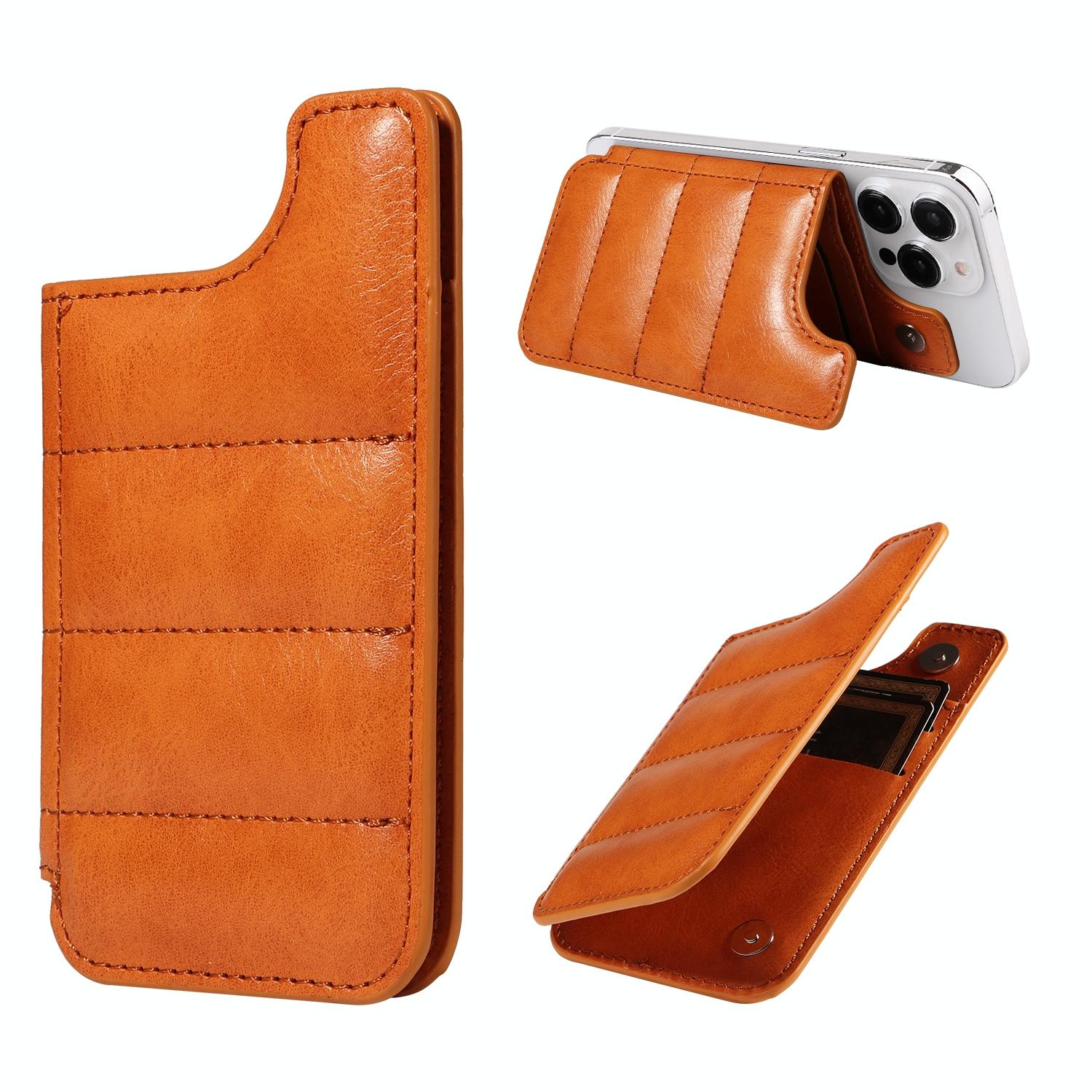 Cow Print Sewing Card Phone Sticker Brown Cases Covers & Skins