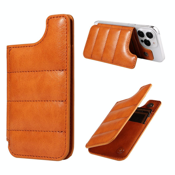 Cow Print Sewing Card Phone Sticker Brown Cases Covers & Skins