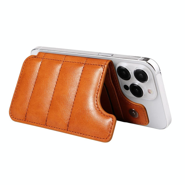 Cow Print Sewing Card Phone Sticker Brown Cases Covers & Skins