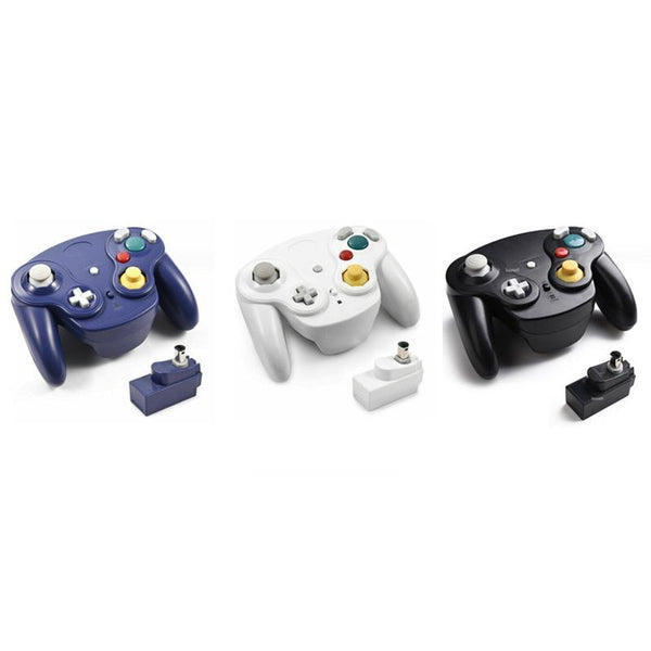 Wireless Gamepad For Wii And Ngc 2.4G Compatible Black Controllers & Attachments