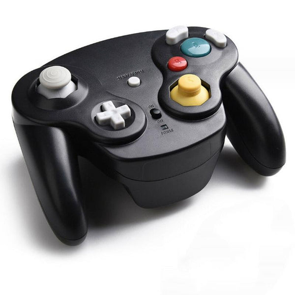 Wireless Gamepad For Wii And Ngc 2.4G Compatible Black Controllers & Attachments