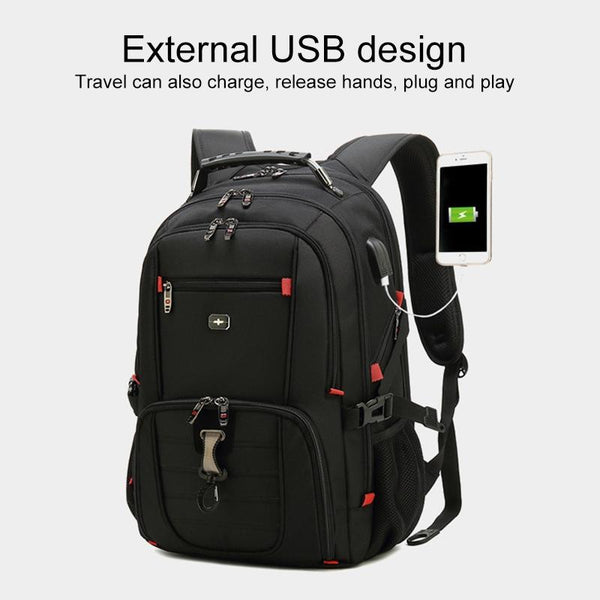 Parallel Waterproof Usb Backpack For Business Use 18 Inch Laptop Cases & Bags