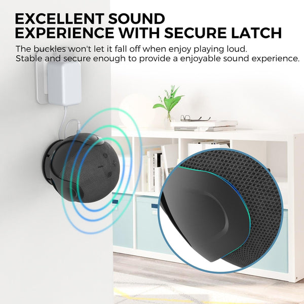Wall Storage Stand For Amazon Echo Dot With Ahastyle Speaker Fits 4Th And 5Th Gen White Speaker Mounts & Stands