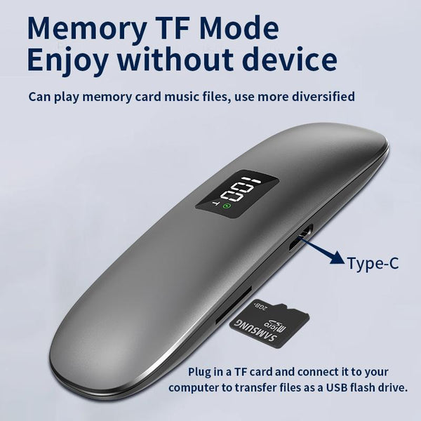 Bone Conduction Bluetooth 5.3 Sleep Speaker Grey Speaker Mounts & Stands