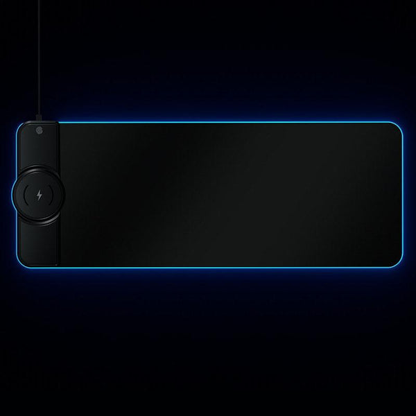 Wireless Charging Rgb Mouse Pad Black Mouse Pads & Wrist Rests
