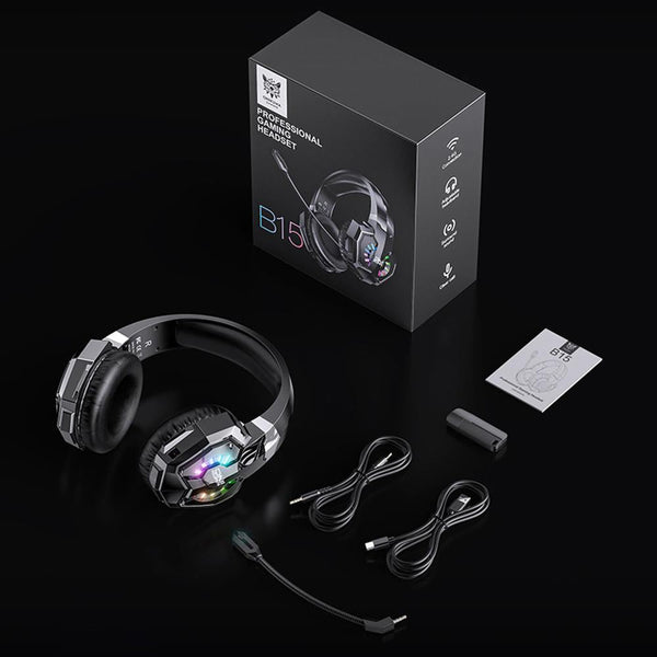 Tri Mode Bluetooth Gaming Headset Black Headsets
