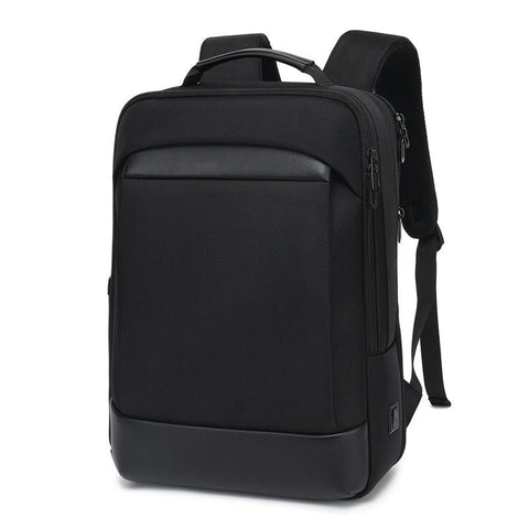 18 Inch Waterproof Double Shoulder Backpack With Usb Black Backpacks
