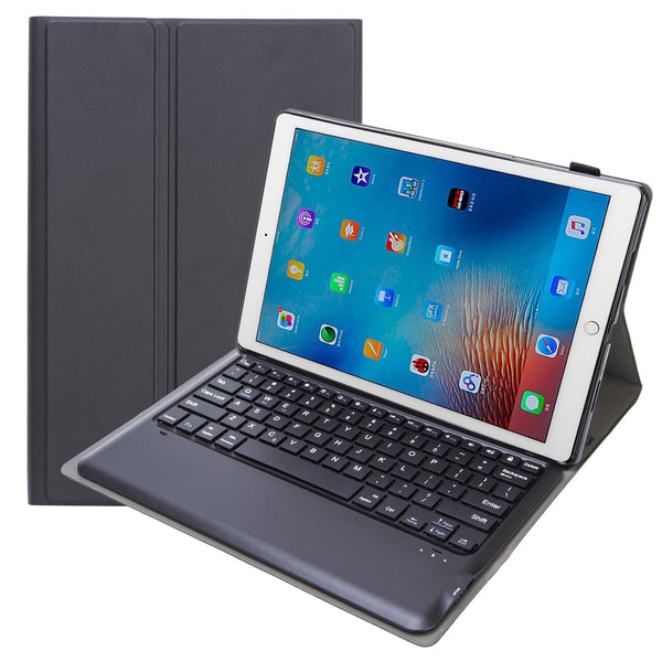 Detachable Bluetooth Keyboard Leather Case For Ipad Pro 12.9 With Tpu Bracket Black Keyboards