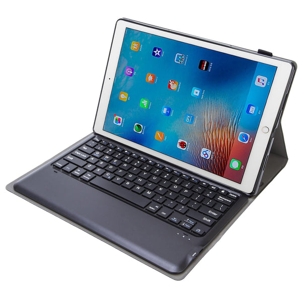 Detachable Bluetooth Keyboard Leather Case For Ipad Pro 12.9 With Tpu Bracket Black Keyboards