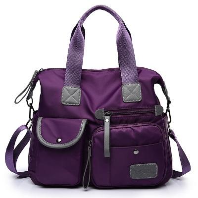 Versatile Oxford Cloth Shoulder Bag For Women Purple Women's Bags & Handbags