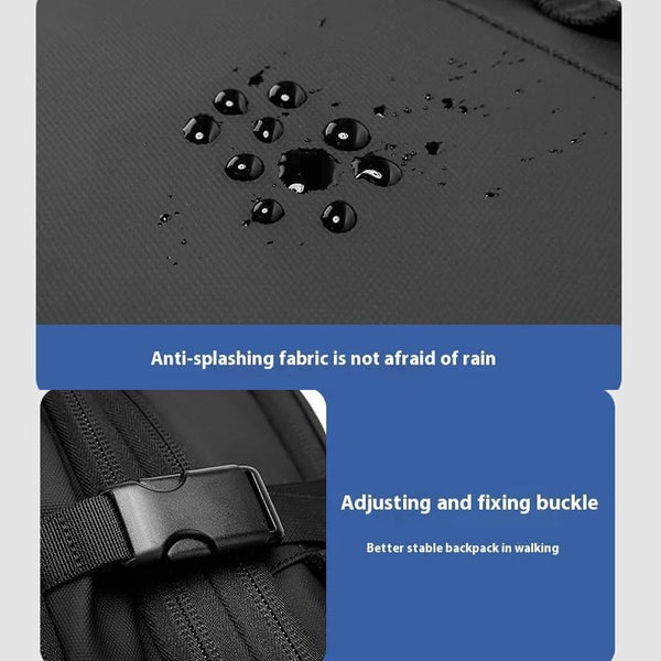 Large Capacity Business Backpack For Men Black Bags