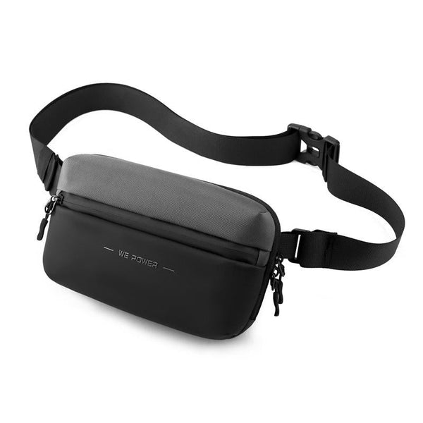 Minimalist Men Chest Bag Outdoor Travel Waist With Shoulder Strap Dark Blue Bags