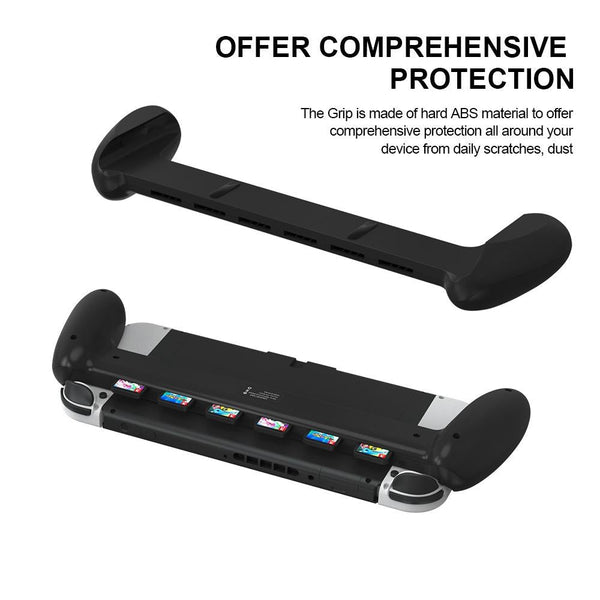 Oled Switch Handle With Game Card Storage Compact Design White Bags Skins & Travel Cases