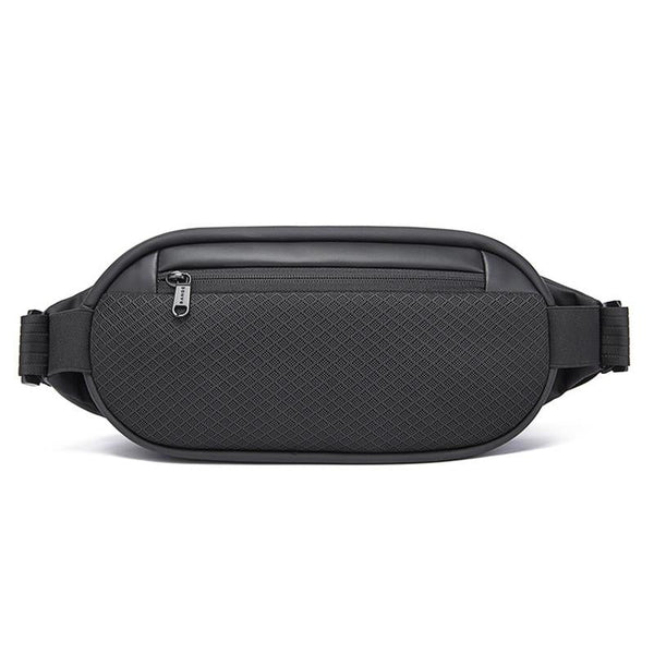 Waterproof Men Business Chest Bag Functional Messenger Black Bags