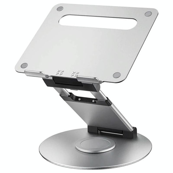 360 Degree Rotating Laptop Stand For 10 17 Inch Devices Silver Other Laptop & Desktop Accs