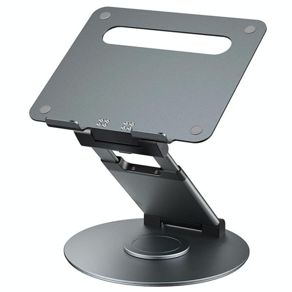 360 Degree Rotating Laptop Stand For 10 17 Inch Devices Silver Other Laptop & Desktop Accs