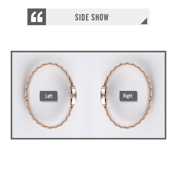 Fashion Women Quartz Watch With Steel Band Business And Leisure Rose Gold Watches