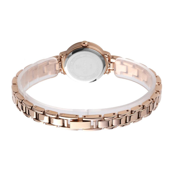 Fashion Women Quartz Watch With Steel Band Business And Leisure Rose Gold Watches