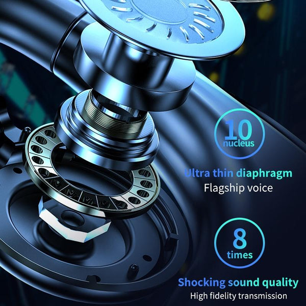 Bluetooth V5.2 Single Earhook Business Headset M99 Black Earbuds