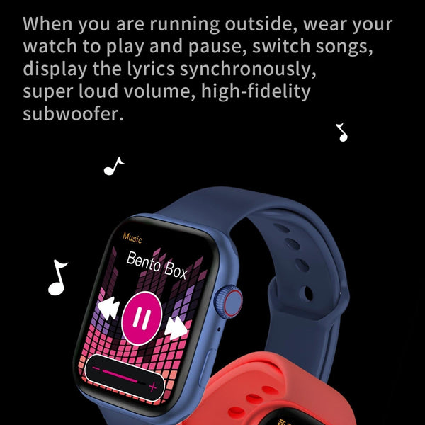 1.75 Inch Tft Screen Smart Watch Support Blood Pressure Monitoring / Sleep Red Smart Watches