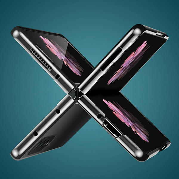 For Samsung Galaxy Z Fold4 5G Shockproof Electroplated Case Purple Cases Covers & Skins