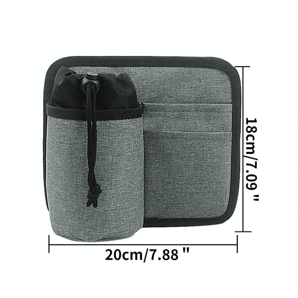 Luggage Bag With Cup Holder Gray Other Luggage