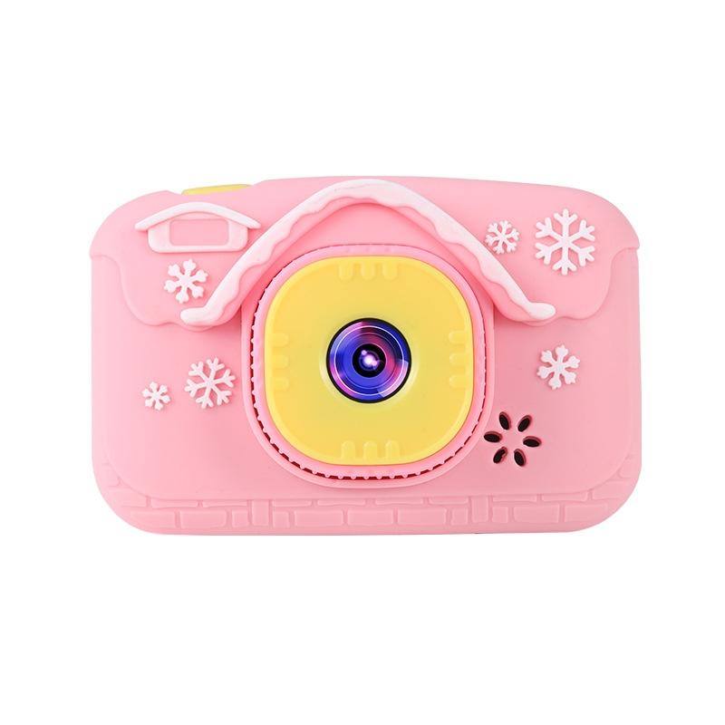 Pink Mini Children Camera With 2.0 Hd Screen V8 Digital Toy Digital Cameras