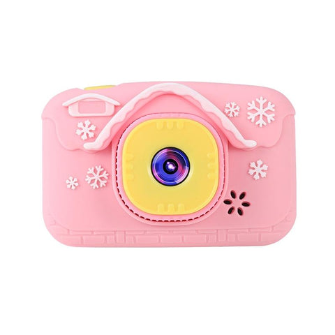 Pink Mini Children Camera With 2.0 Hd Screen V8 Digital Toy Digital Cameras