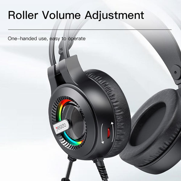 Rgb Gaming Earphones With Head Mounted Design Headphones