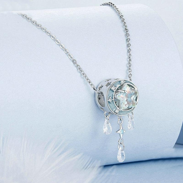 925 Sterling Silver Dreamcatcher Tassel Beads Craft Beads